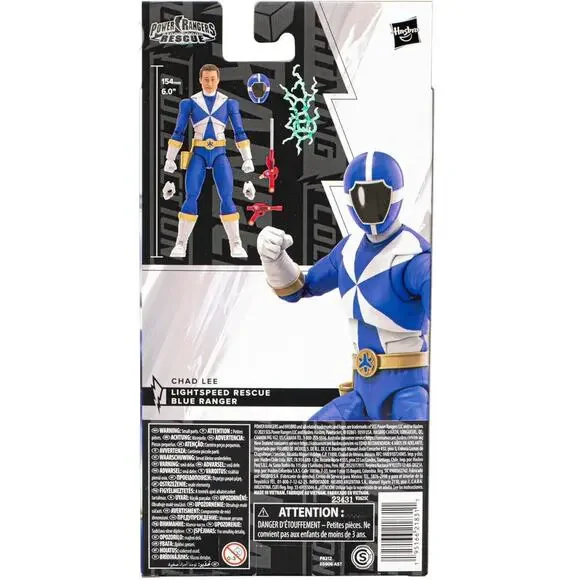 Power Rangers Lightning Collection Lightspeed Rescue Blue Ranger 6" Figure - Picture 2 of 6